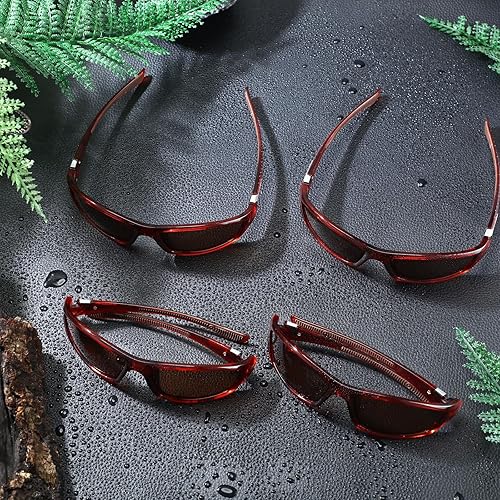 Miniatura 6 de TOODOO 4 pares de lentes de sol polarizados para hombre con protección UV, gafas de conducción deportivas para actividades al aire libre