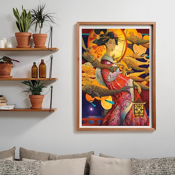Clementoni - Puzzle 1500 Pezzi per Adulti e Ragazzi, Illustrazione Giapponese Koinobori Dance, Idea Regalo, Compact Box, Made in Italy, 59,5x84,5, Poster Incluso, 31756 - 5