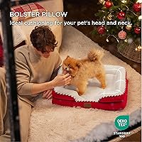 Vista 172 de Bedsure - Cama ortopédica mediana para perros, sofá cama impermeable para perros medianos, espuma de soporte con funda extraíble y lavable, forro