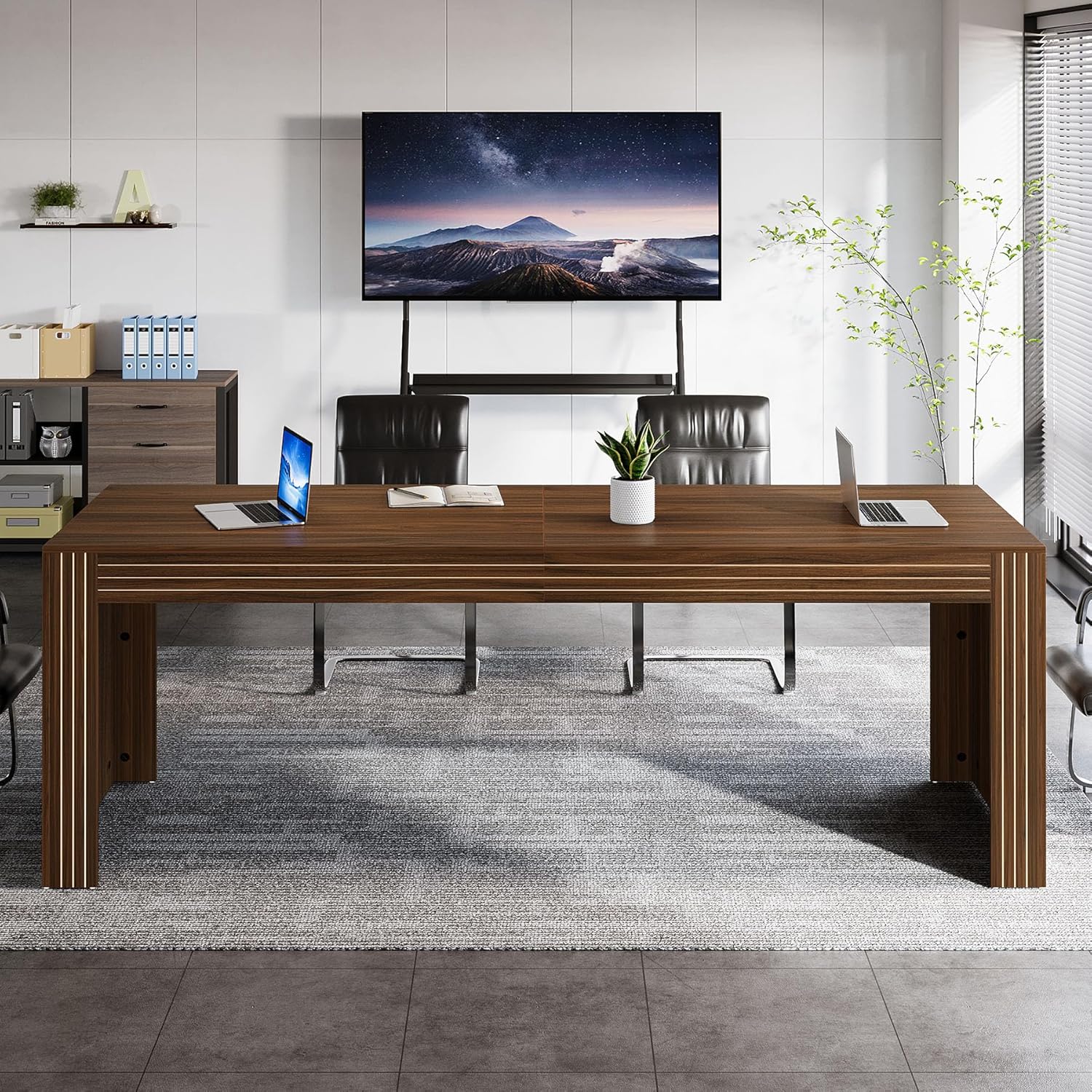 Tribesigns 6.6 ft Conference Table, 78.7" Executive Desk