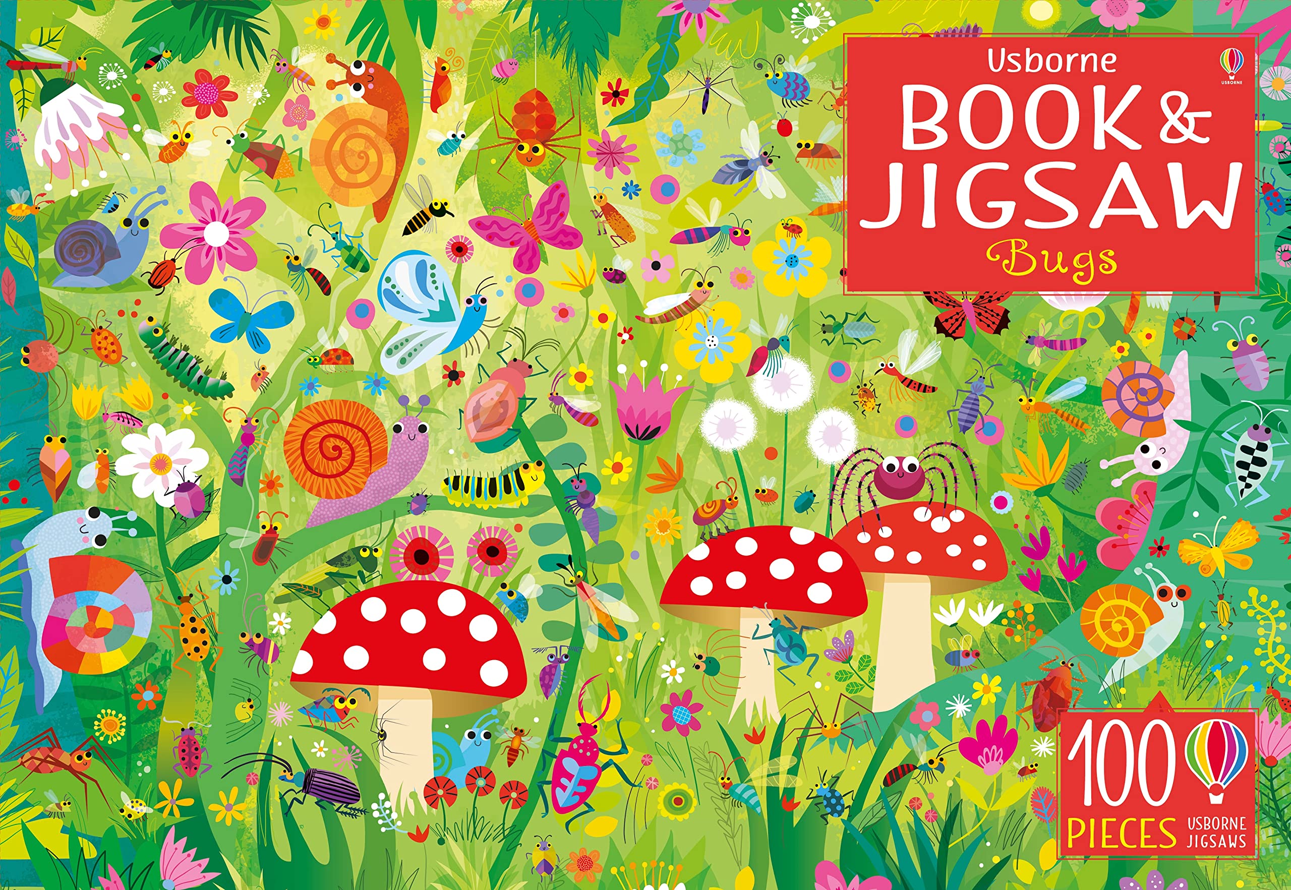 Usborne Book and Jigsaw Bugs Game – 9 Aug. 2018