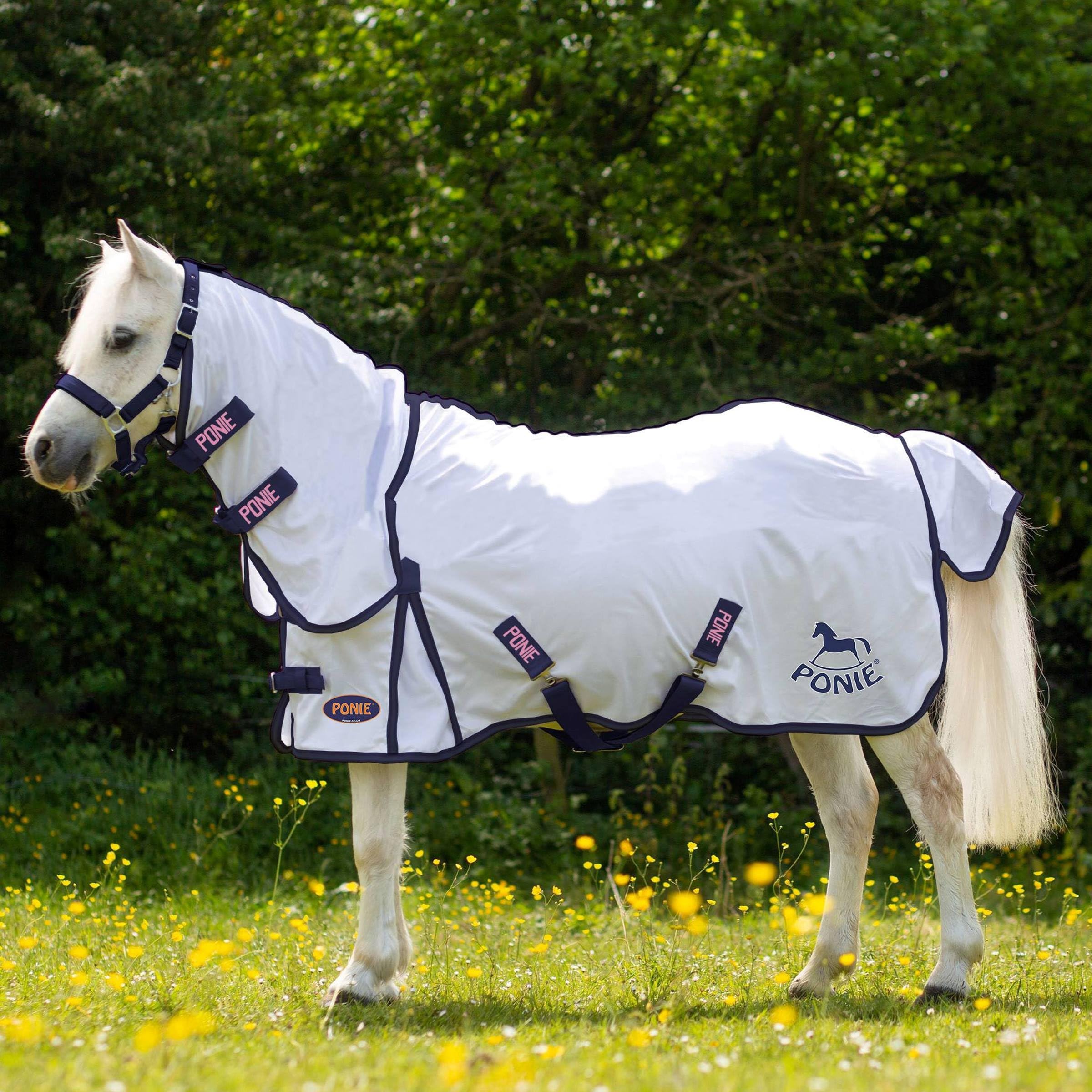 Gallop Essentials Mesh Combo Fly Rug (5'3", White)