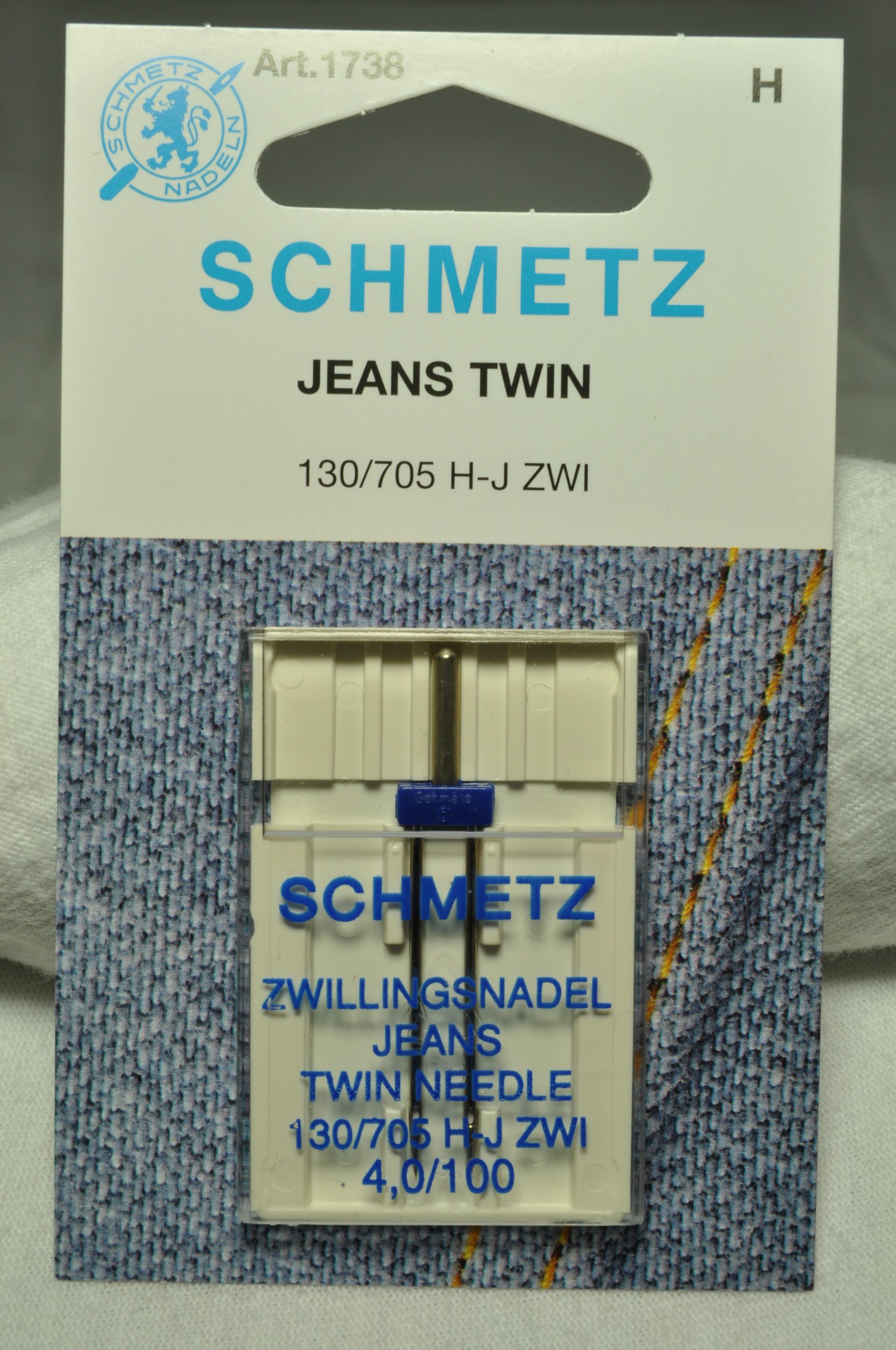 Schmetz Sewing Machine Twin Denim Needle