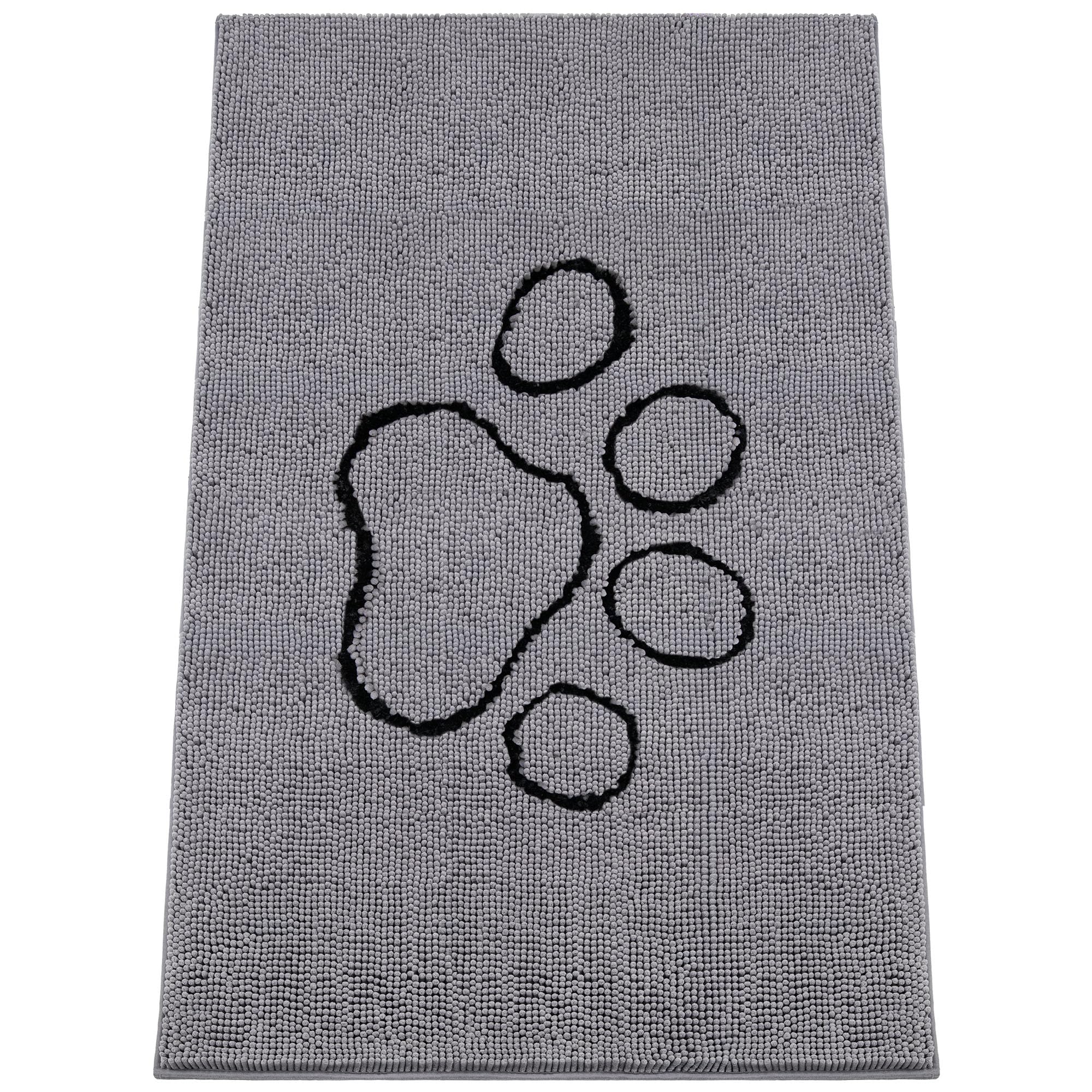 Absorbent Dog Door Mat for Muddy Paws, 6' x 4' Non Slip Chenille Mat