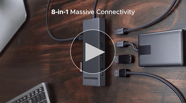 ルーター・ネットワーク機器 UGREEN 8-in-1 Docking Station UGREEN 8-in-1 Laptop Docking Station with Dual Monitor | UGREEN US
