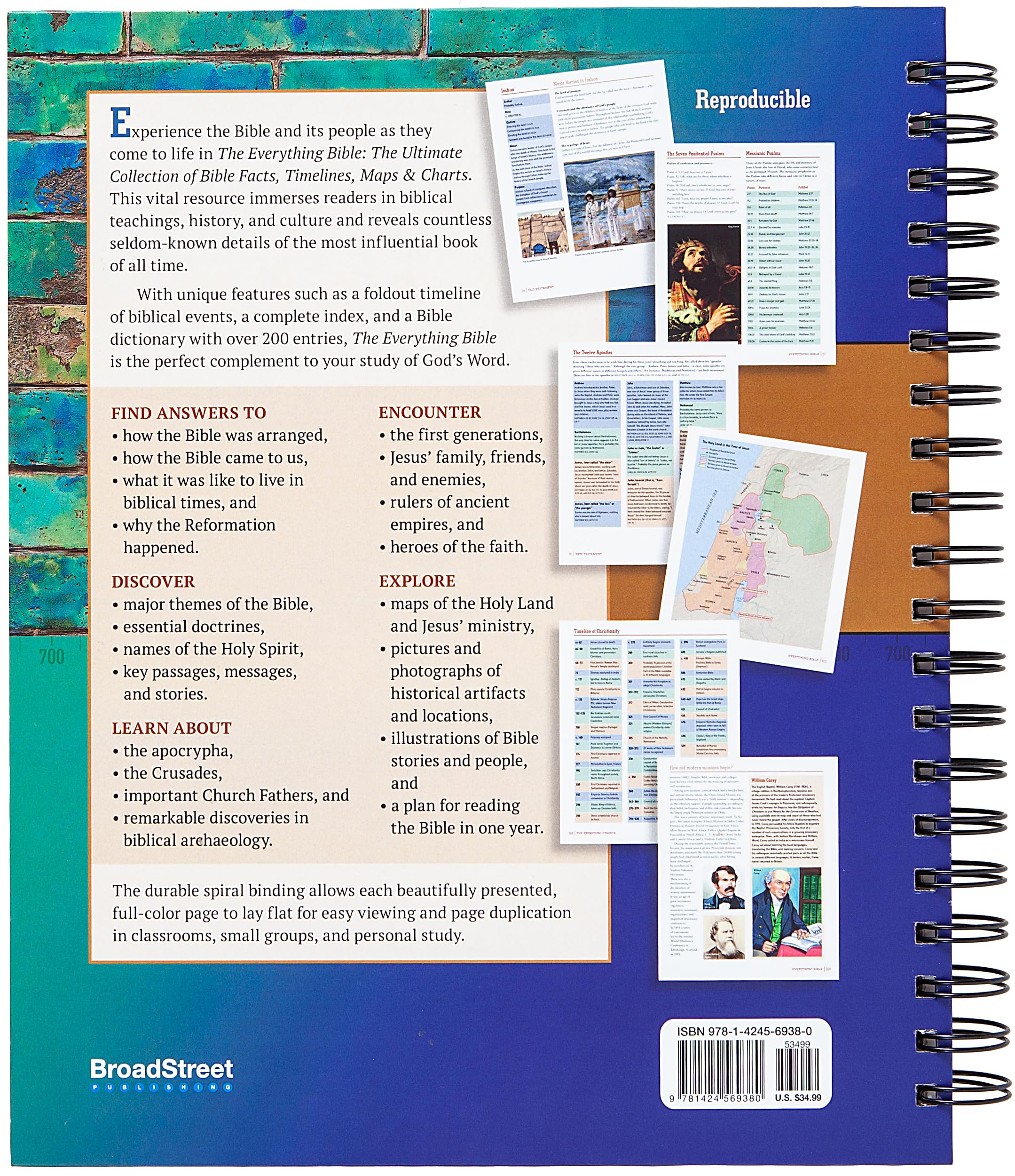 The Everything Bible: The Ultimate Collection of Bible Facts, Timeslines, Maps, and Charts