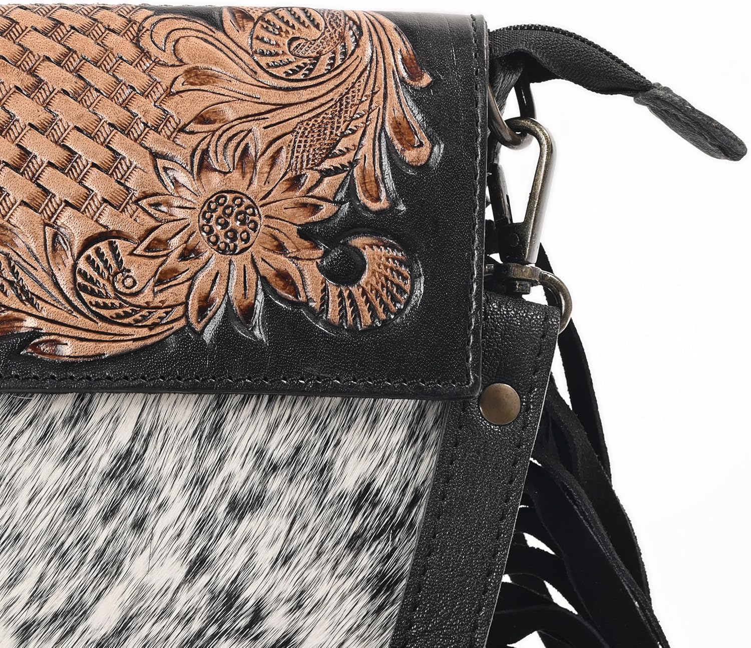 Merbaa Women Natural Cowhide Leather Hand Bag With Adjustable Detachable Strap Leather Massenger Handbag Purse Sling Bag