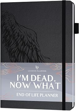 Legend End of Life Planner, In Case of Death Book Organizer, Black