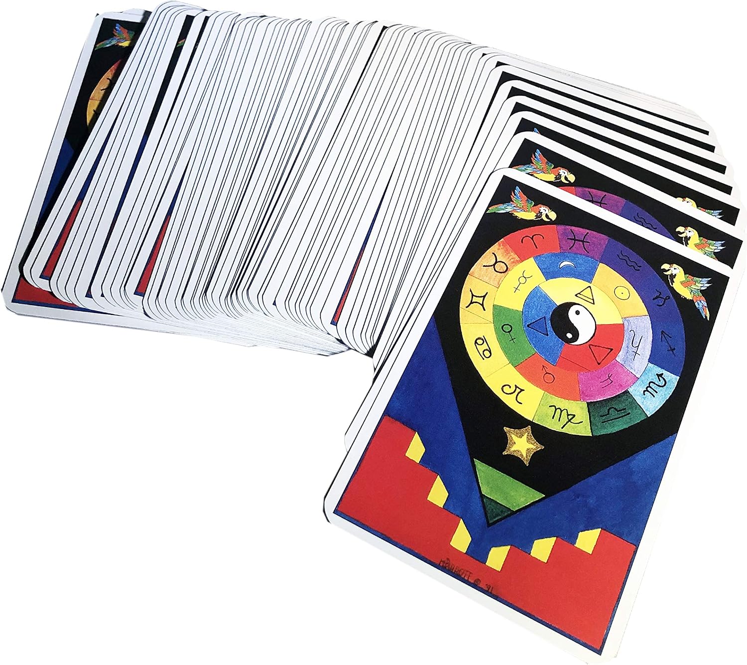 Kid Friendly Parrot Tarot Card Deck
