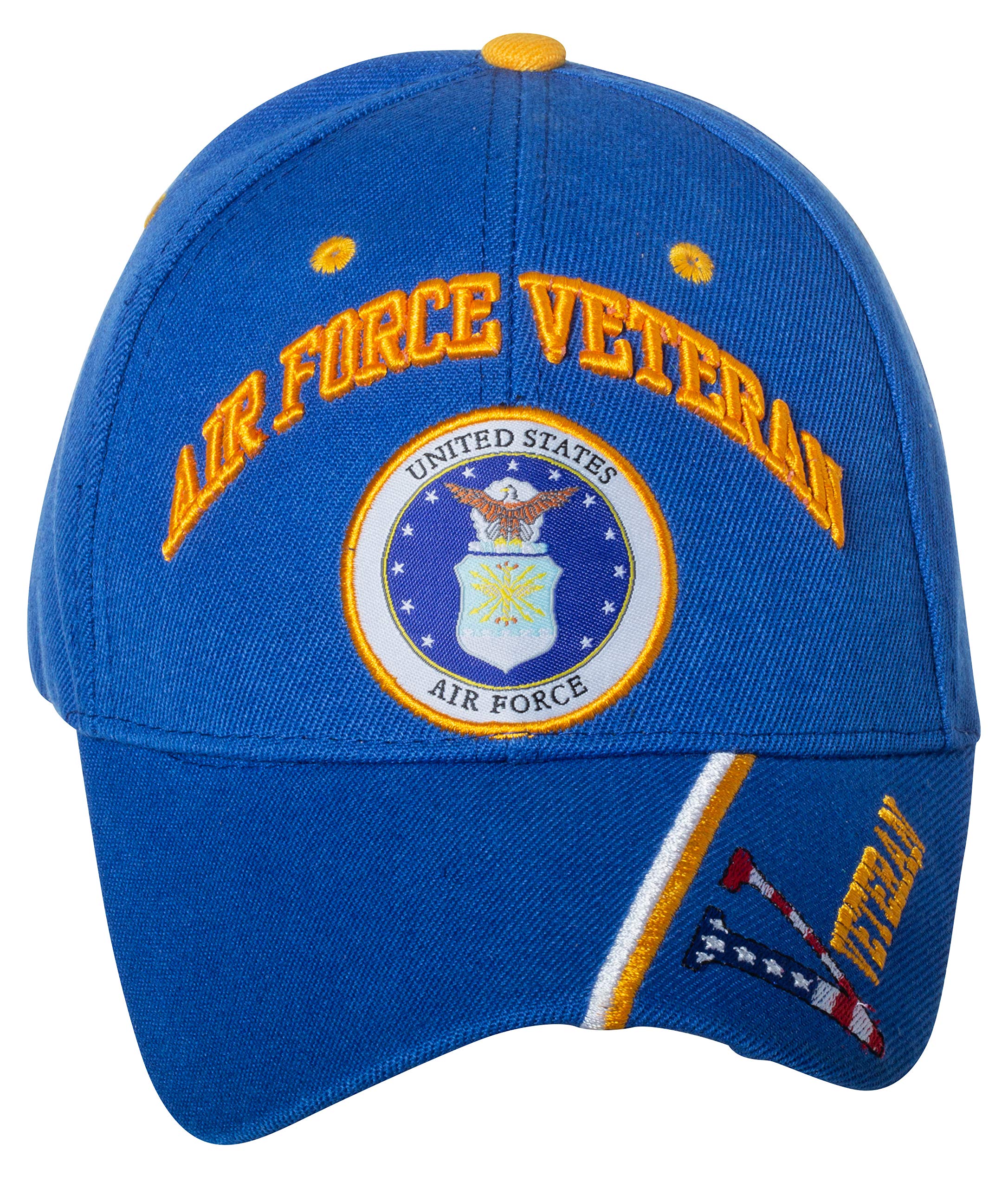 Artisan OwlOfficially Licensed United States Air Force Veteran Embroidered Baseball Cap