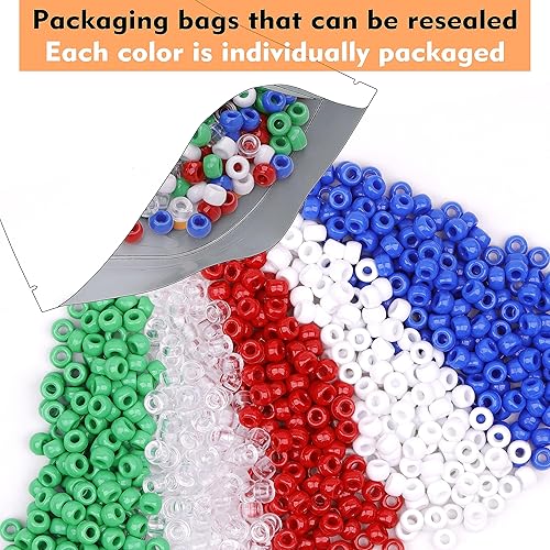 Miniatura 96 de Cuentas de pony negras para pulseras de amistad, fiesta de vacaciones, plástico, 1000 piezas, cuentas de Halloween para hacer joyas, pulseras DIY