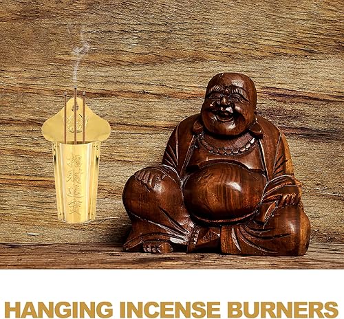 Miniatura 3 de HANABASS 2 quemadores de incienso colgantes para colgar en la pared quemadores de incienso decorativos