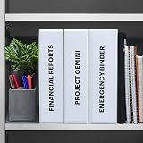 Avery Binder Spine Inserts, For 2 Inch Ring Binders Containing 2.8" Spine Width, 20 Cardstock Inserts (89107) – view 5