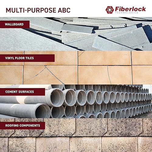 Miniatura 3 de FIBERLOCK A-B-C Encapsulante puente blanco roto - Pintura encapsulante sellador ignífugo  Encapsulación de amianto para eliminación de material que