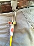 Outil de mesure de bois de chauffage magnétique c/p Crochet de ceinture très utile pour 16 pouces coupés à la longueur