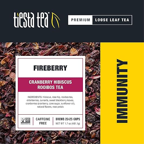 Miniatura 3 de Tiesta Tea - Té Rooibos de arándano suelto de hoja de arándano, descafeinado, bolsa de 1.7 onzas, 25 tazas y manzanilla de lavanda, hoja suelta