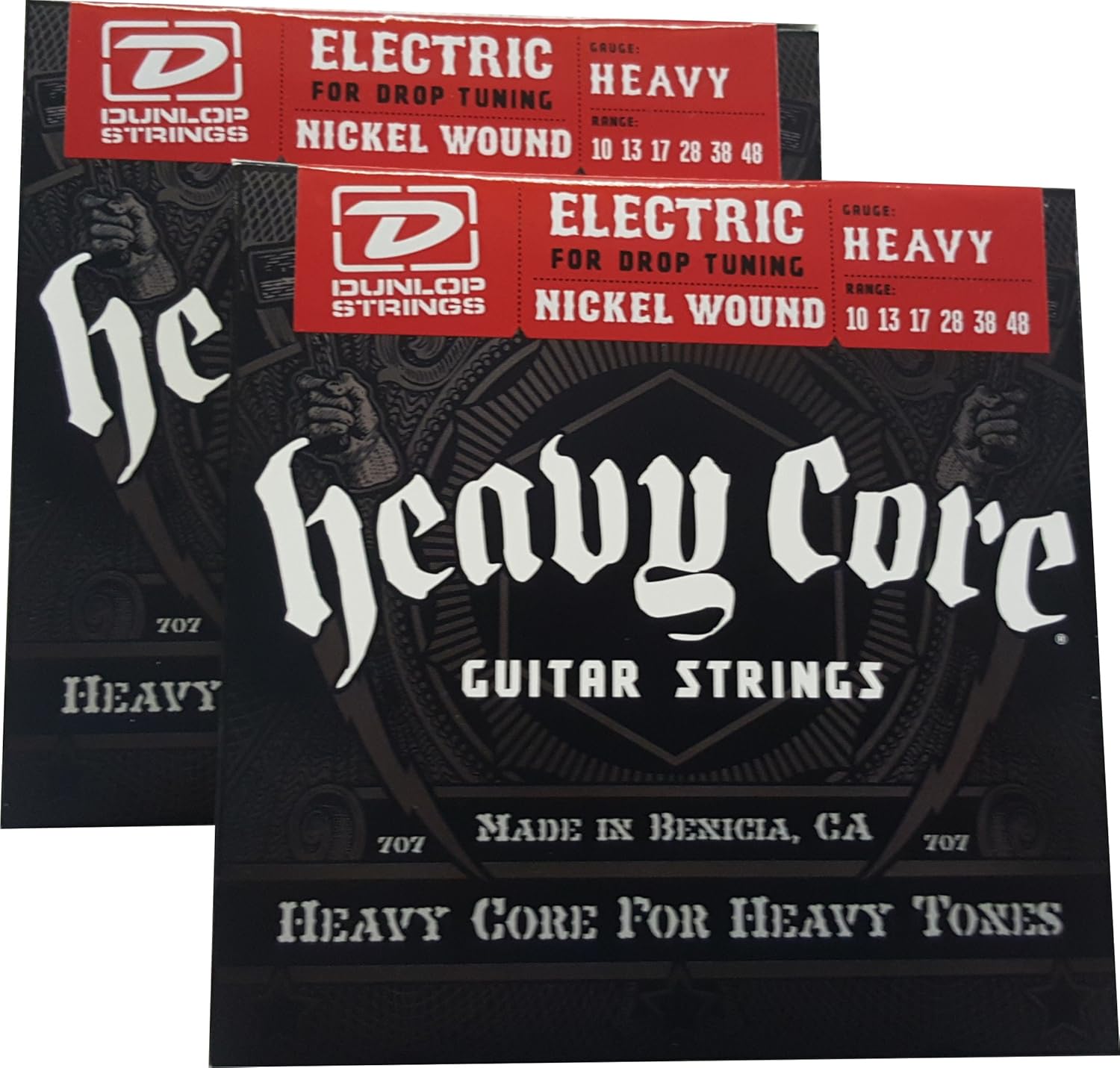 dunlop heavy core guitar strings