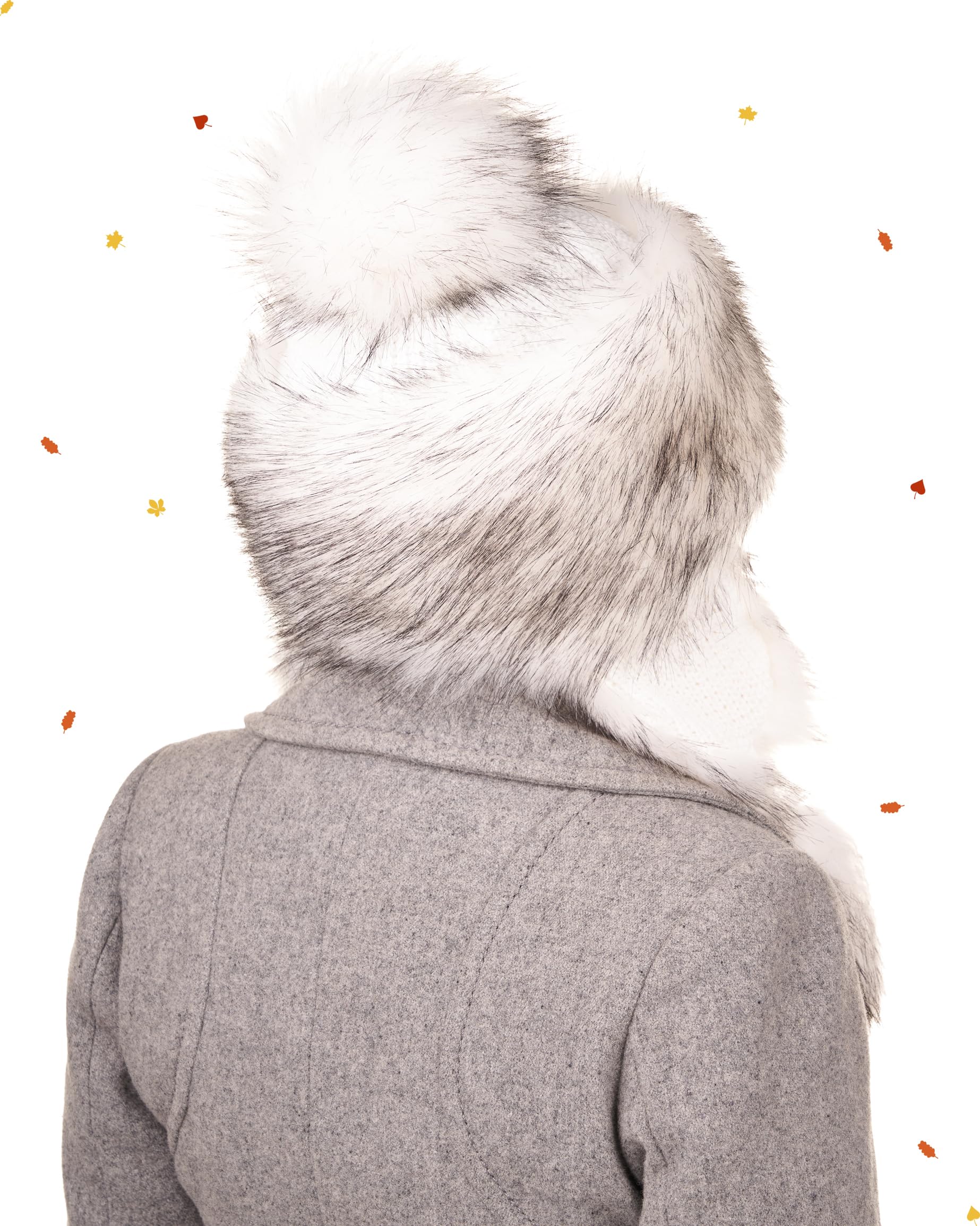 Futrzane Classic Chapka - Chapeau Femme Fausse Fourrure - Chaud Bonnet Montagne