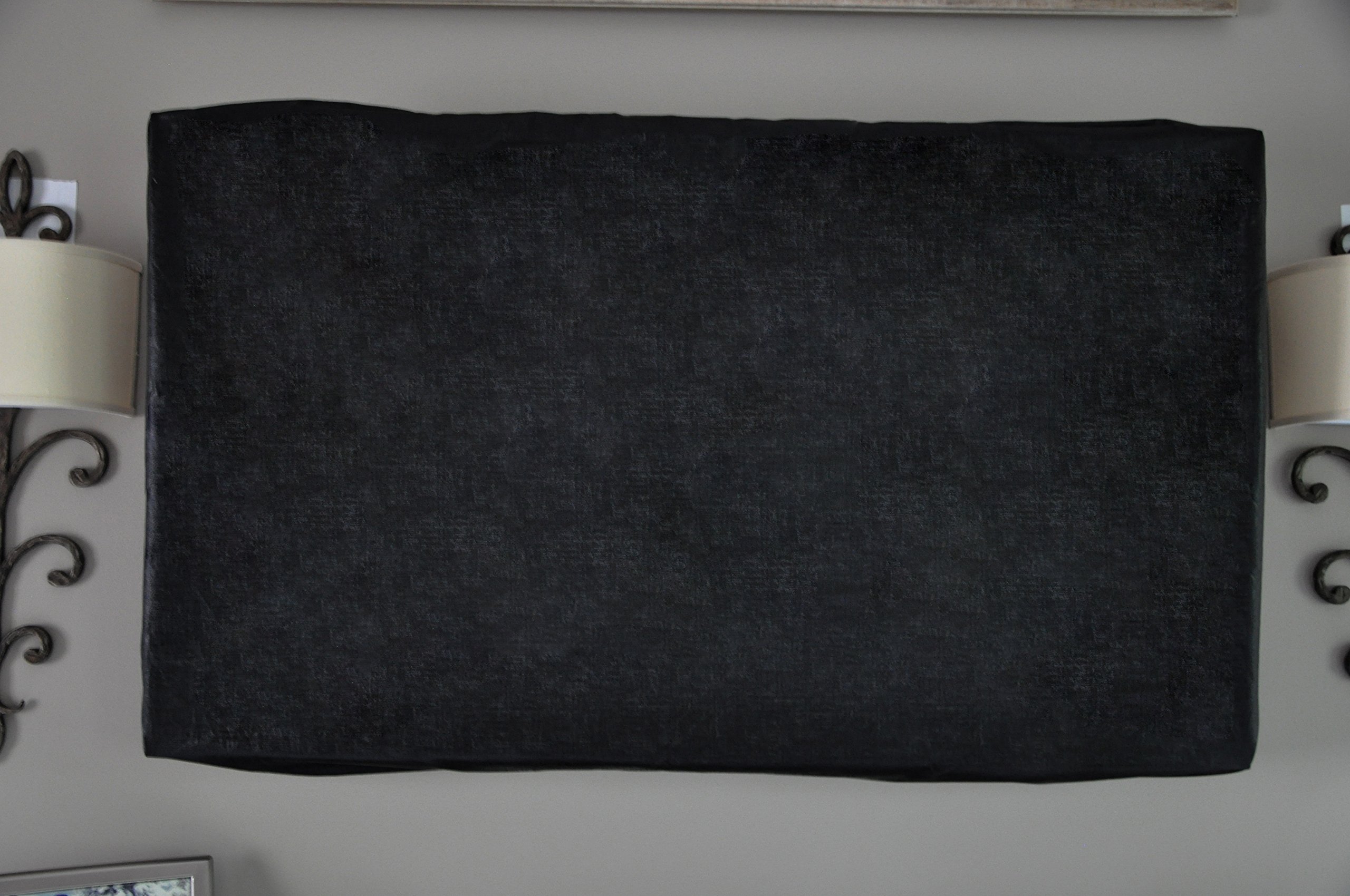 Elastic Edge Flannel Backed - Water Resistant - Easy On-Easy Off TV Screen Protector - 52" - 55"