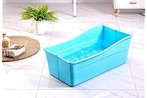Immerse Yourself in Relaxation: Plastic Foldable Bathtub Perfect for Showers and Ice Baths