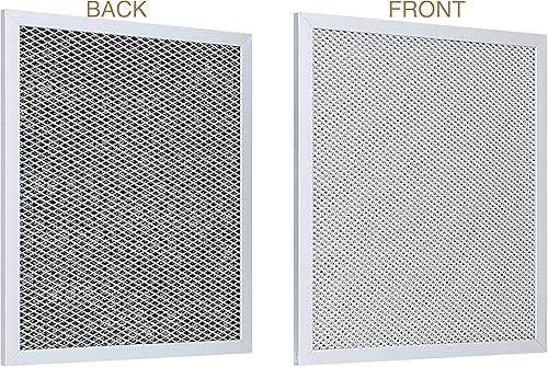 Miniatura 6 de SunnyPoint Filtro de repuesto para campana extractora, 8.75 x 10.5 x 0.37 pulgadas, filtro combinado universal de malla de aluminio y carbón de