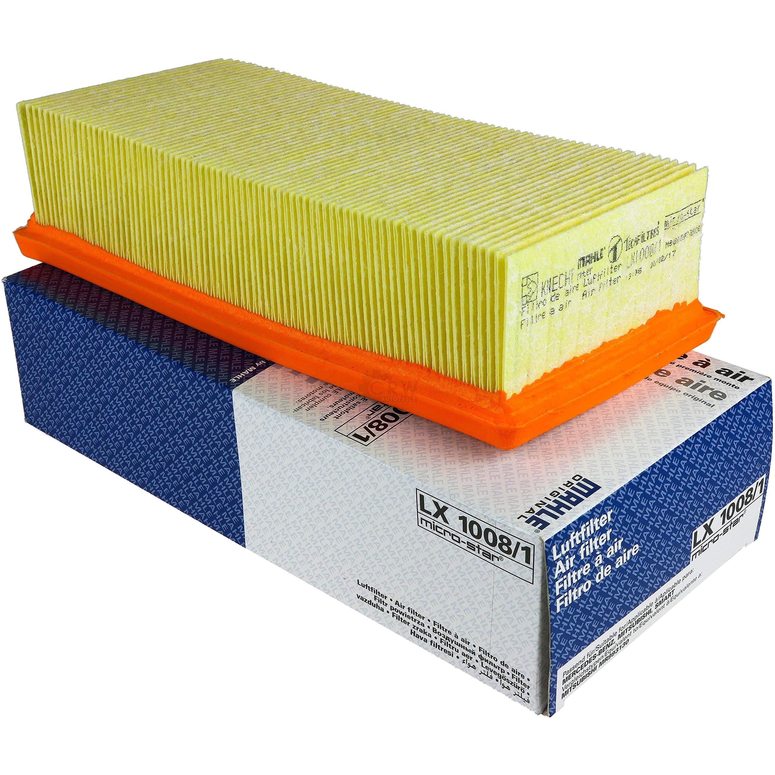 Paquete de inspección Kit de mantenimiento de filtros con filtro de aceite OC 369, filtro de aire LX 1008/1, filtro de combustible KL 313, filtro de habitáculo (carbón activado) LAK 251, tornillo de