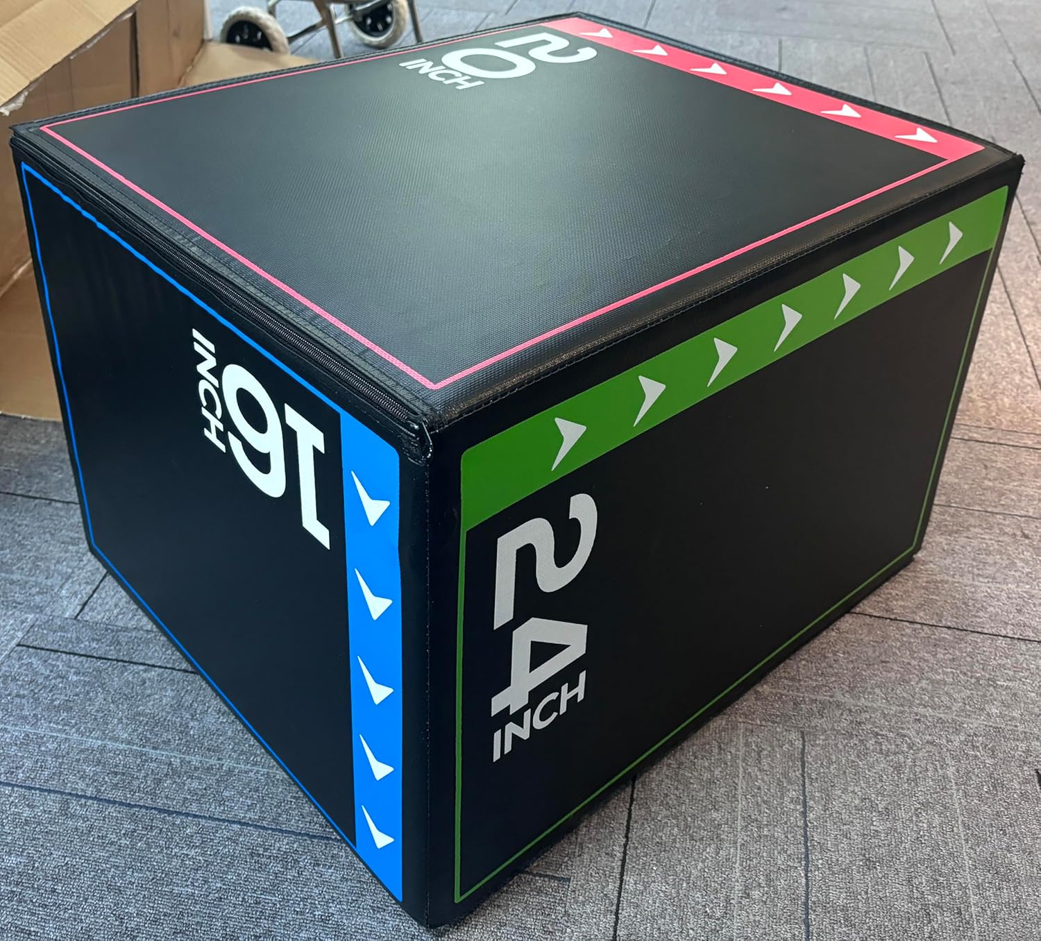 BalanceFrom 3 in 1 20 Inch 24 Inch 30 Inch Foam Plyometric Box Jumping