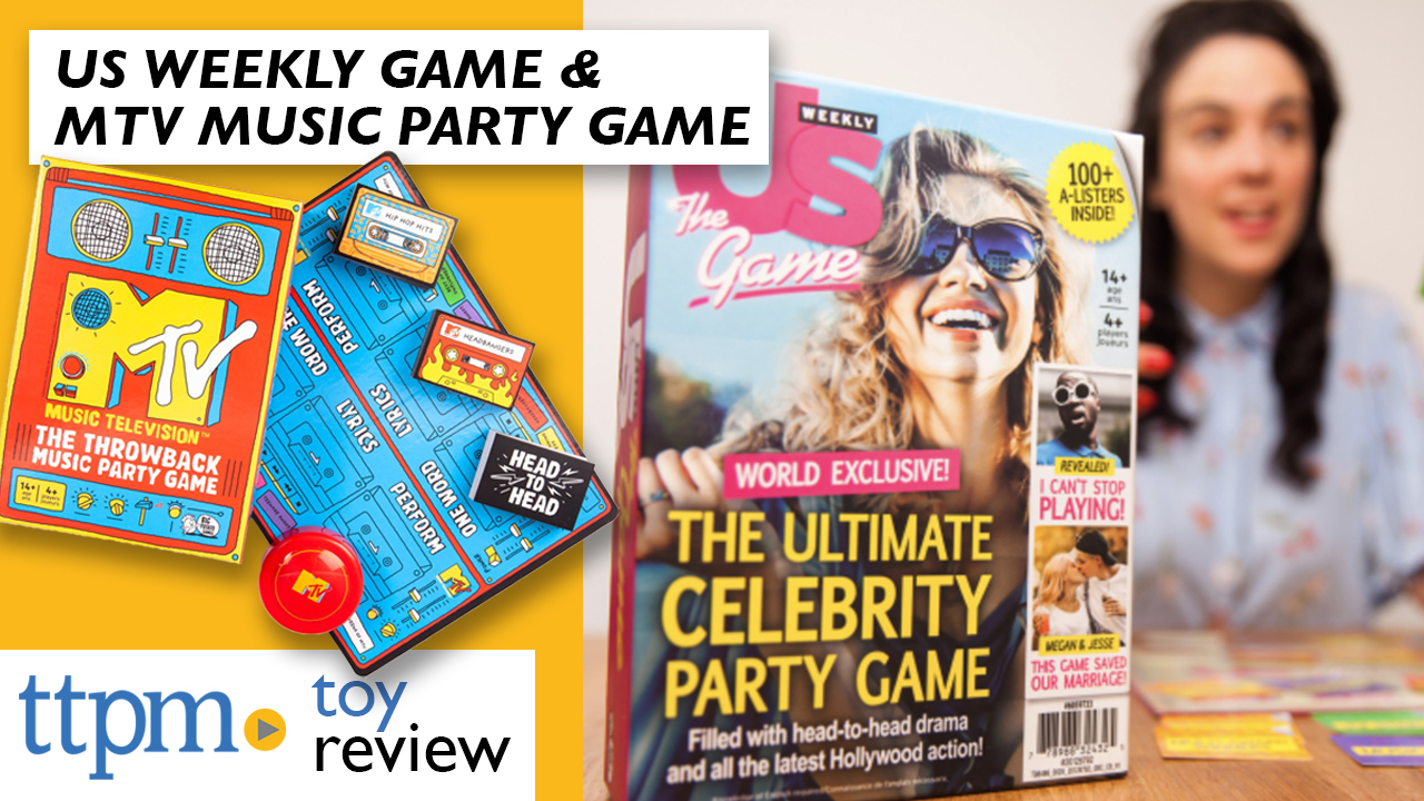Us Weekly the Game and MTV The Throwback Music Party Game from Big Potato  Games