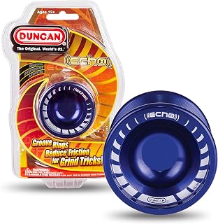 Duncan Toys Echo 2 Yo-Yo [Blue], Unresponsive Pro Level Yo-Yo, Concave Bearing
