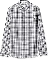 Vista 7 de Tienda Essentials Mens Regular-Fit Long-Sleeve Casual Poplin Shirt