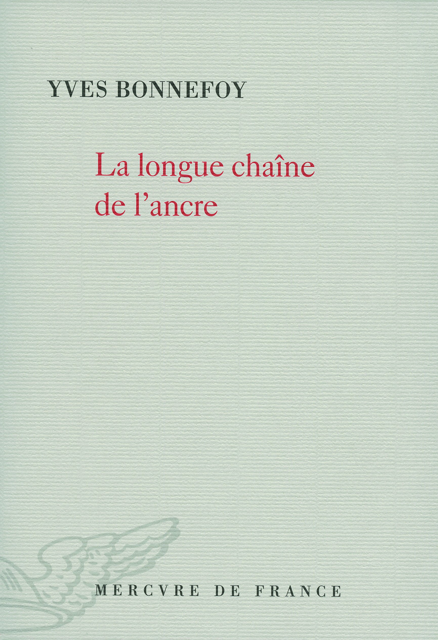 La longue chaîne de l'ancre