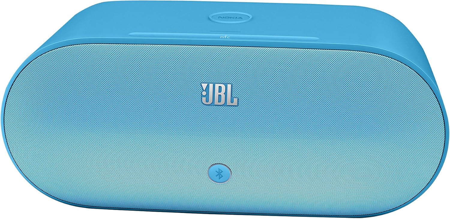 Nokia MD-100W JBL PowerUp Wireless Charging Speaker for Nokia - Retail Packaging - Cyan