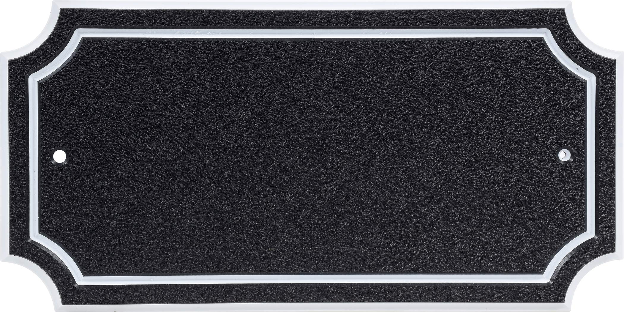 The Hillman Group 848896 Address Plaque, Black