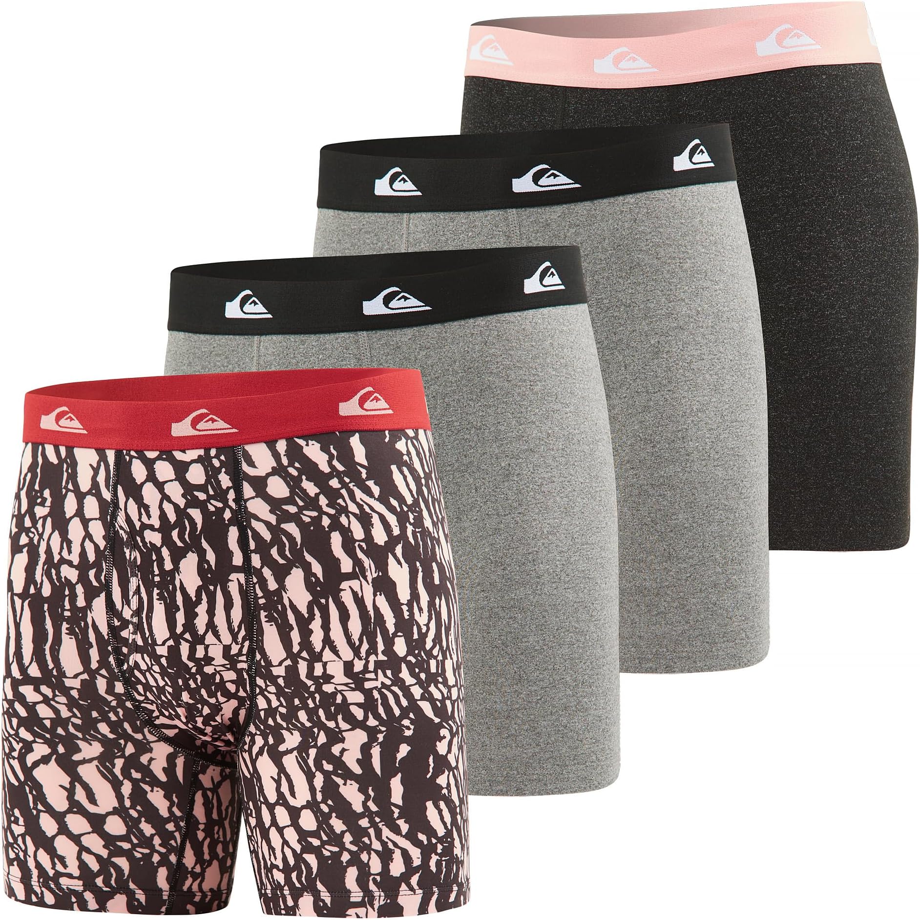 Mens Underwear 4 Pack Boxers for Men Supersoft Brushed Polyester Mens Boxer Briefs