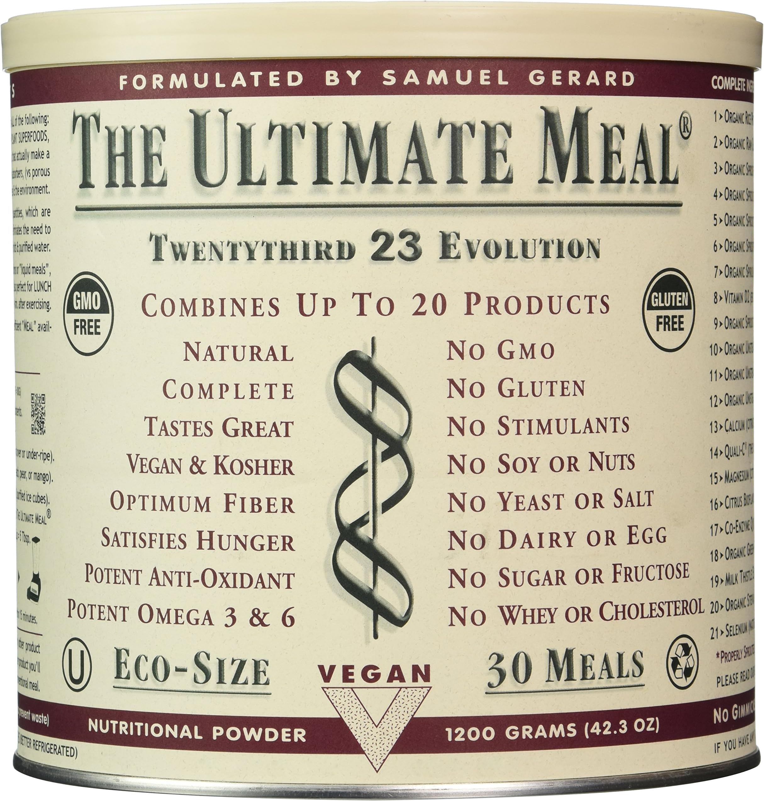 The Ultimate Meal, 1200 g powder 42.3oz