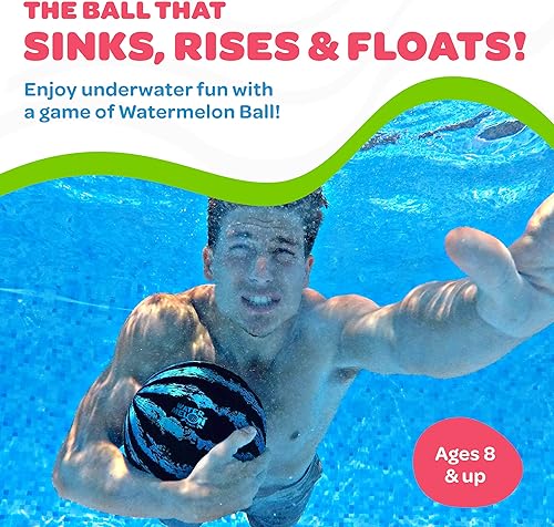Miniatura 2 de Watermelon Ball Juego de piscina, pelota para pasar bajo el agua, esquivar, bucear, para adolescente, niño o adulto, pelotas rellenas con agua, 9