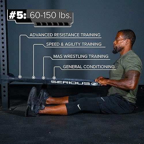 Miniatura 5 de SERIOUS STEEL FITNESS Assisted 41" Pull-Up Band, Resistance & Stretch Band, Powerlifting Band & Pull-up Assist Loop Band (Single Band)