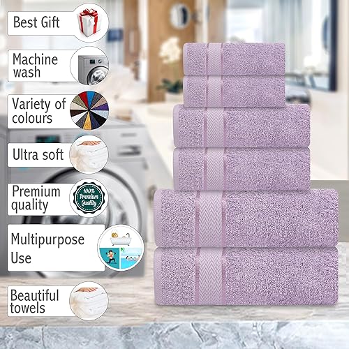 Vista 431 de Toalla de baño Parent 2-Morado