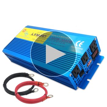 Amazon.co.jp: LVYUAN インバーター 12V 定格 1500W 瞬間最大