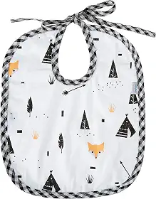 Biramar Baby Babador Para Bebê Estampa Fox Preto Preto