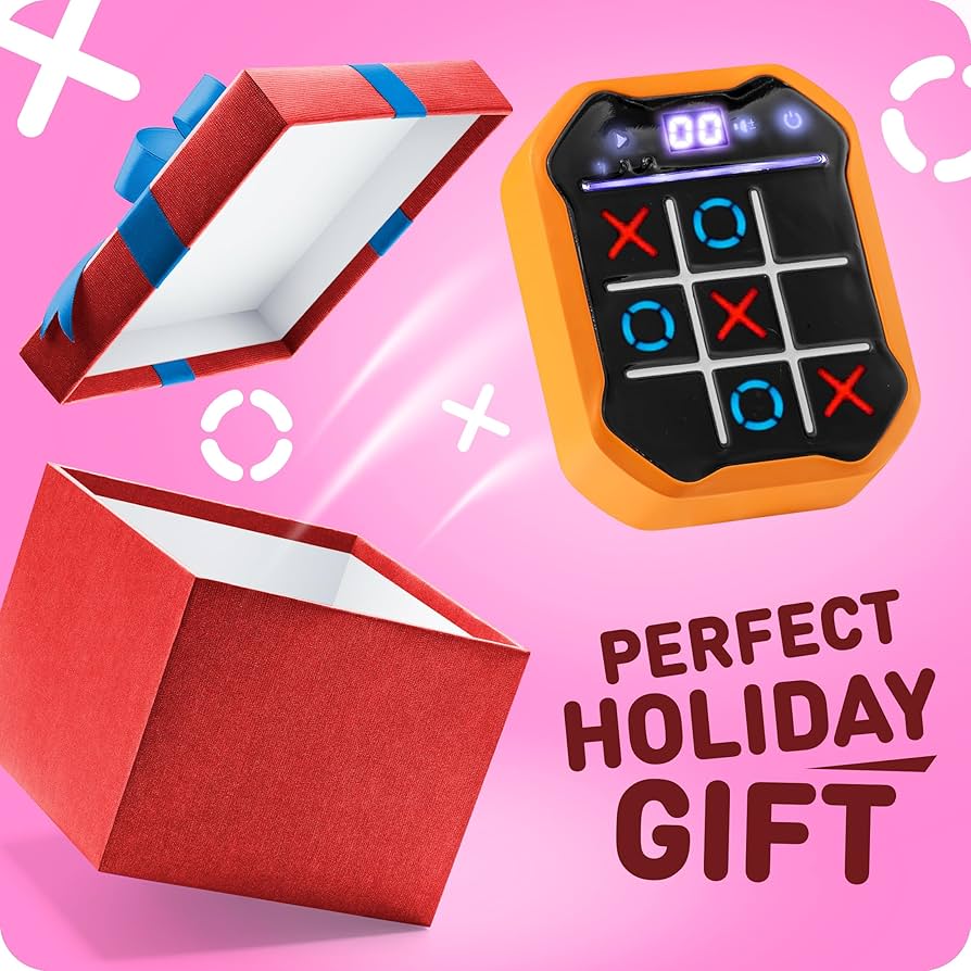 Amazon.com: Electronic Tic-Tac-Toe Handheld Game | 3-in-1 Memory