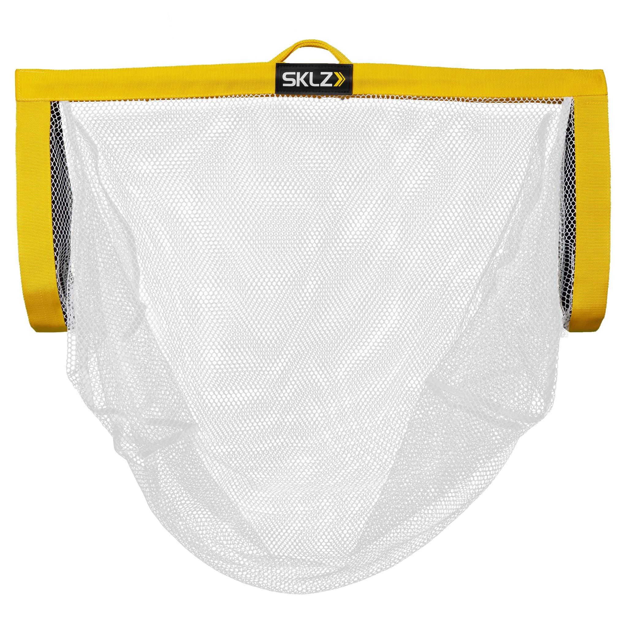 SKLZ Bump-N-Pass Trainer Unisex, Nero - Migliora tecnica di passaggio, limita movimento del braccio, rinforza forma corretta, fascia elastica regolabile, polsini imbottiti