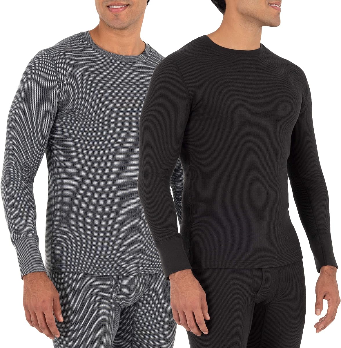 Fruit of the Loom Camiseta interior térmica tipo gofre reciclado para hombre