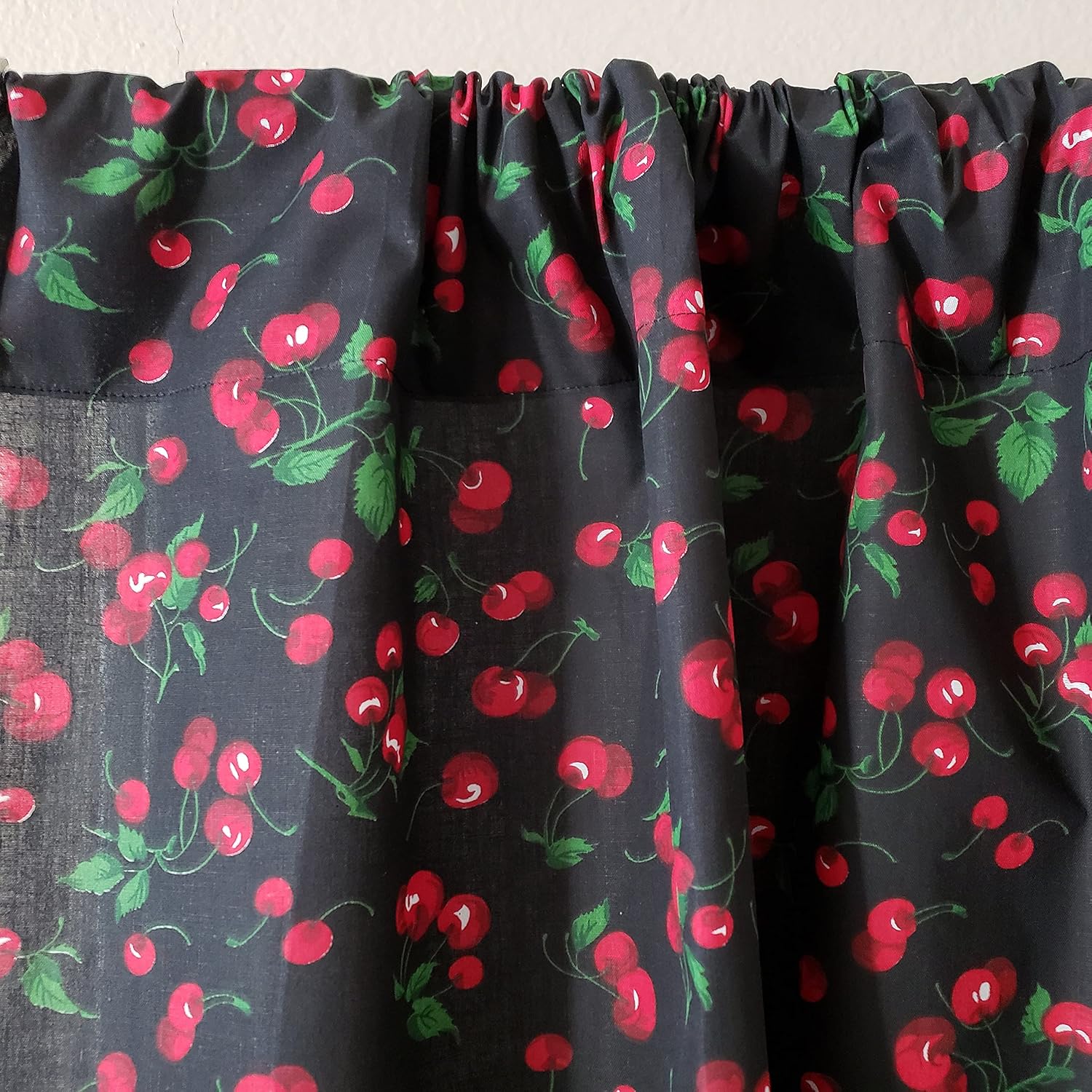 lovemyfabric Cotton Fruits Collection Decorative Print Bedroom Kitchen Bathroom Classroom Diner Curtain Valance Window Treatment/Window Decor 58" Wide (28" Tall, Oranges Allover)