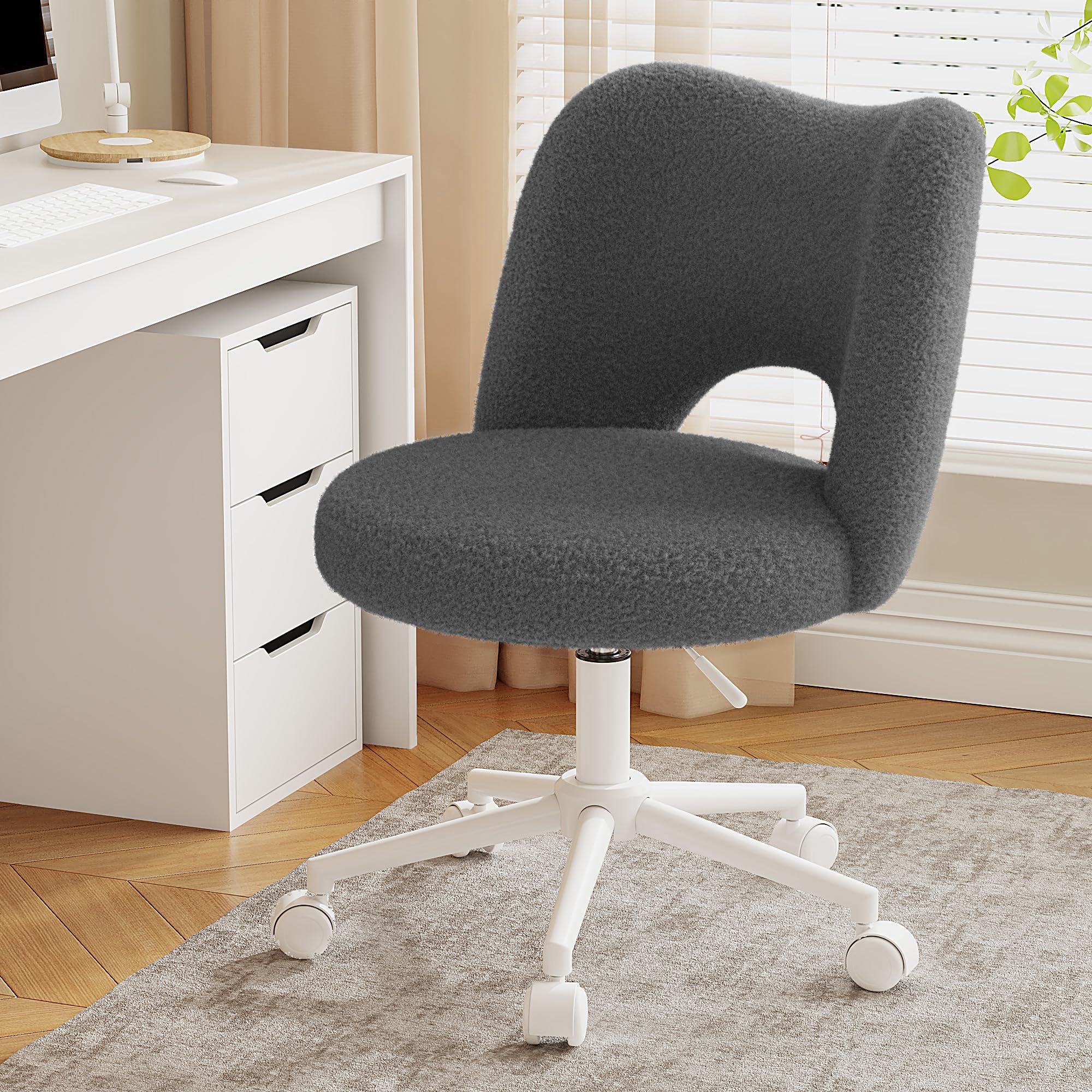 DurayLoly Vanity Chair with Wheels