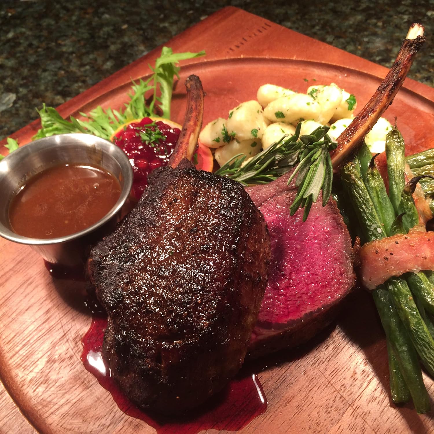Venison French rack - 8 ribs - 1 piece -32 oz..