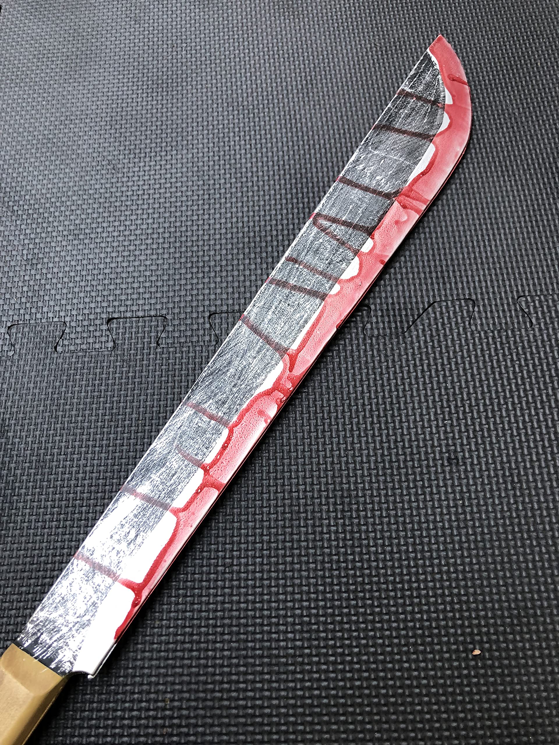 Buy Rubber Johnnies Bloody Machete, Fake Weapon, Scary Blood Stained