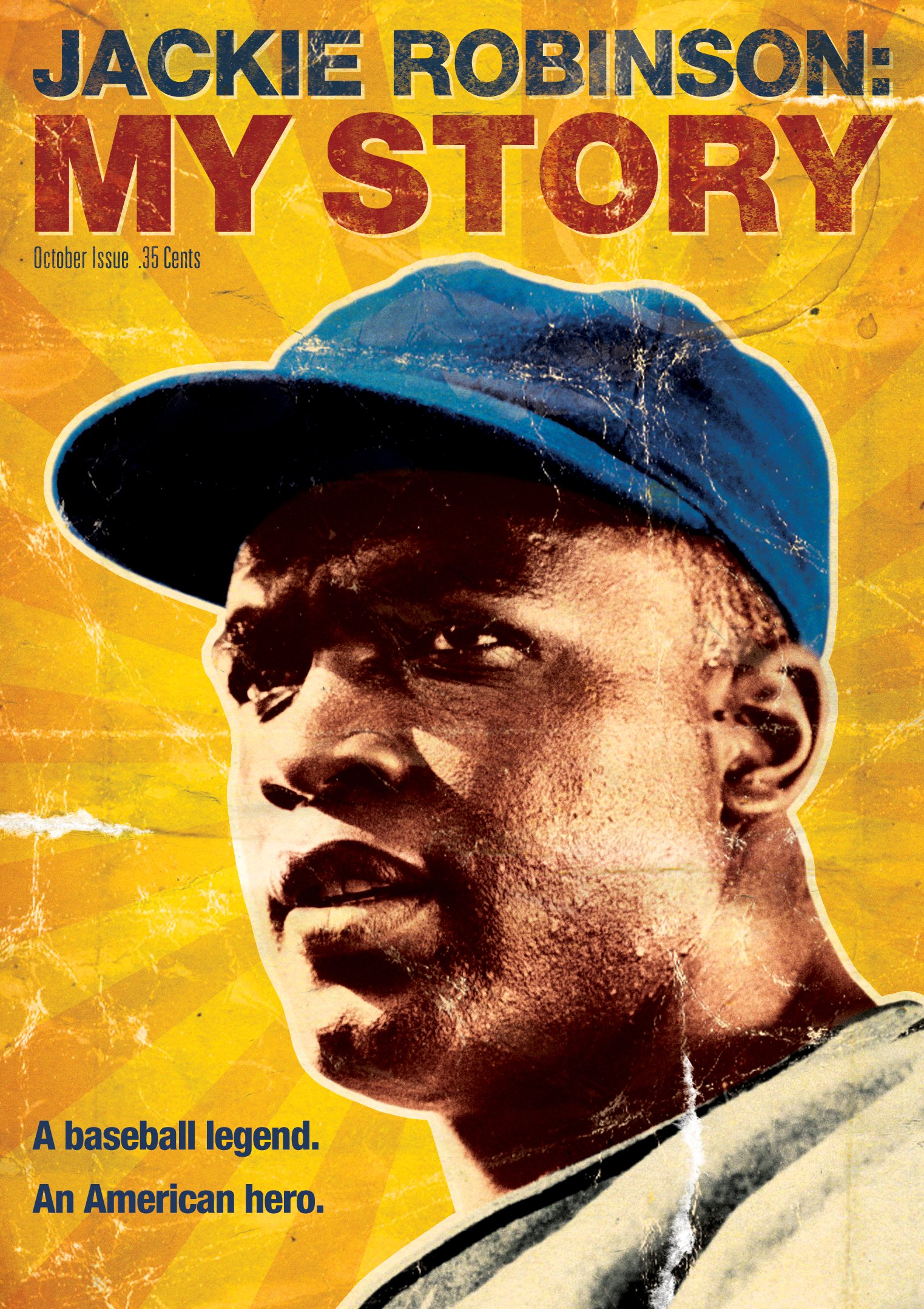 Jackie Robinson My Story DVD de béisbol americano para tardes de cine en casa
