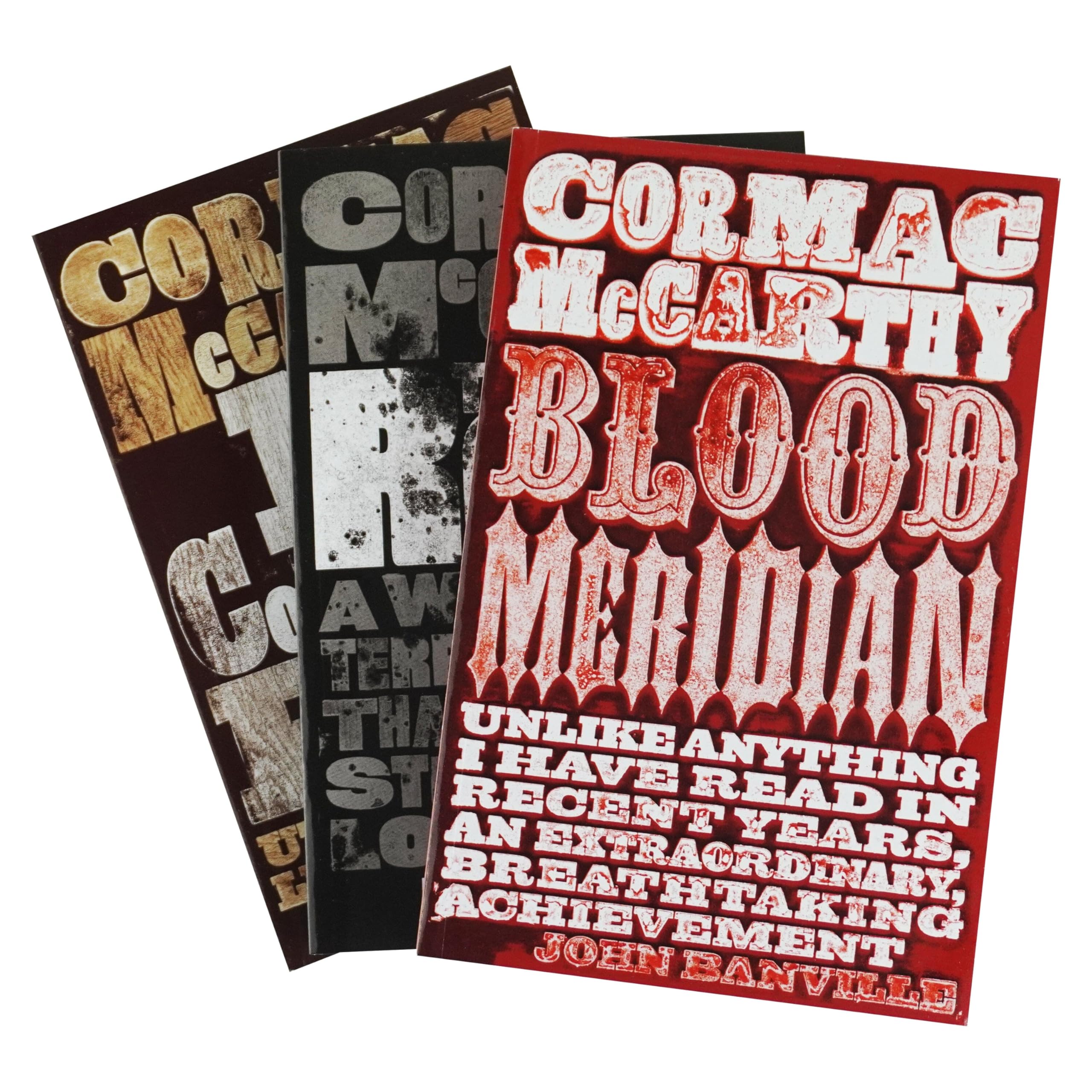 Picador Cormac McCarthy 3 Books Collection Set (The Road, Blood Meridian & No Country for Old Men)
