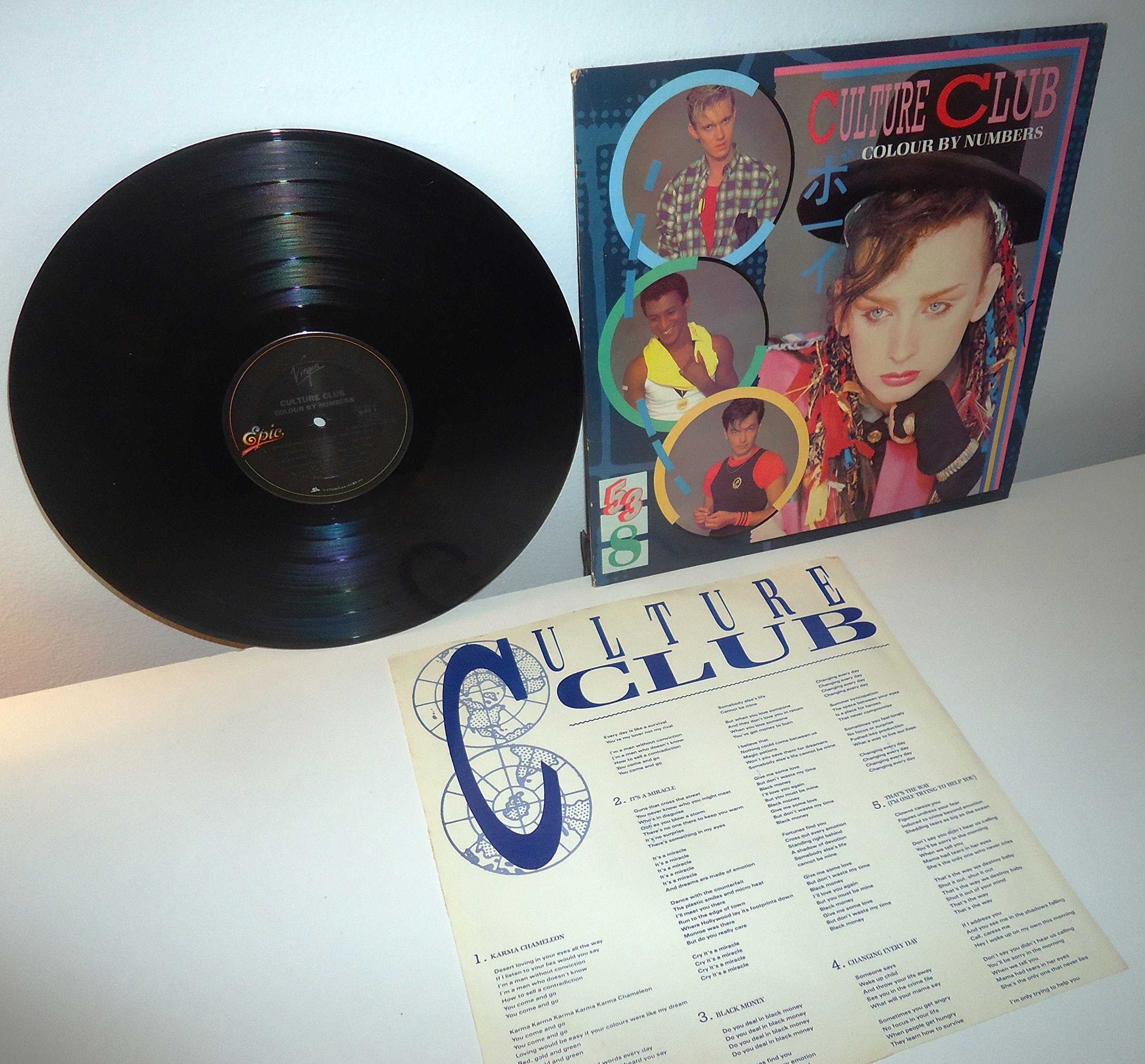Culture Club ‎– Colour By Numbers Label: Virgin ‎– QE 39107, Epic
